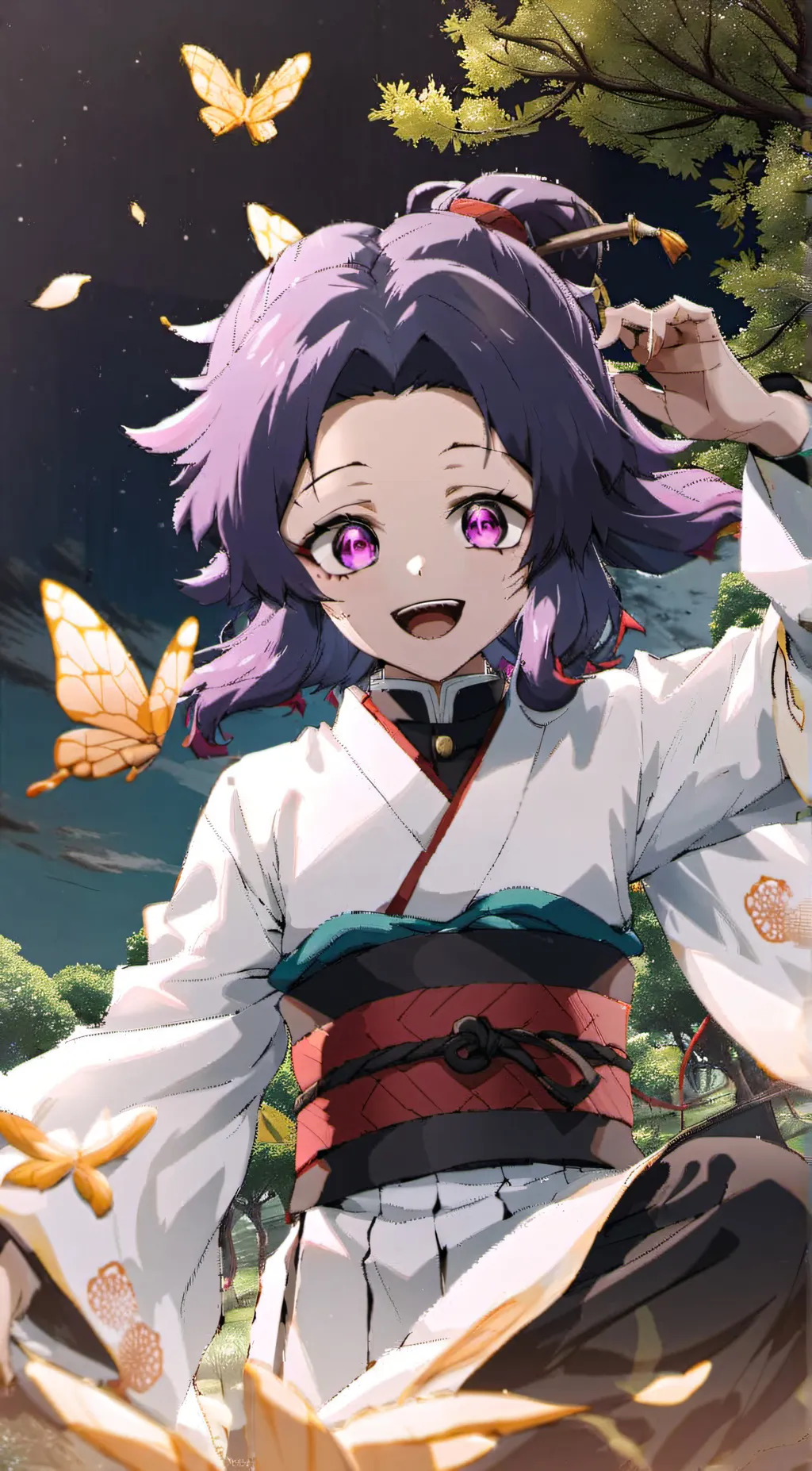 ai character: HASHIRA  background