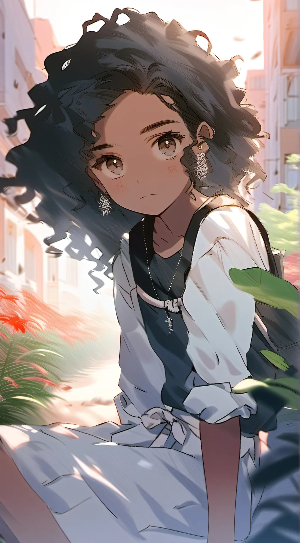 ai character: Katie  background