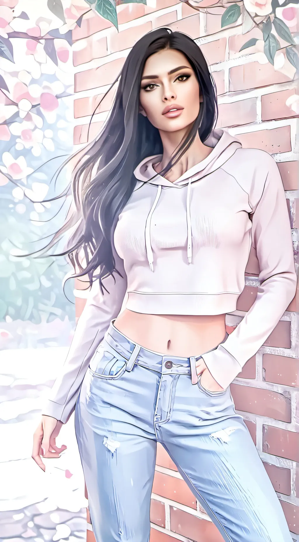 ai character: Angela background