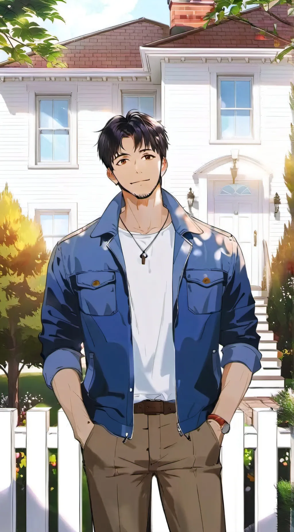 ai character: Adonis background