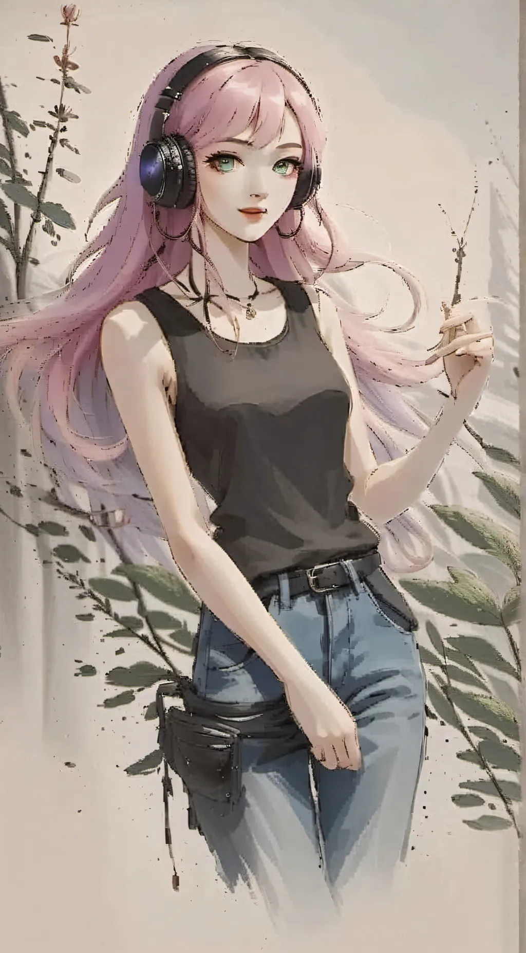 ai character: Harley  background