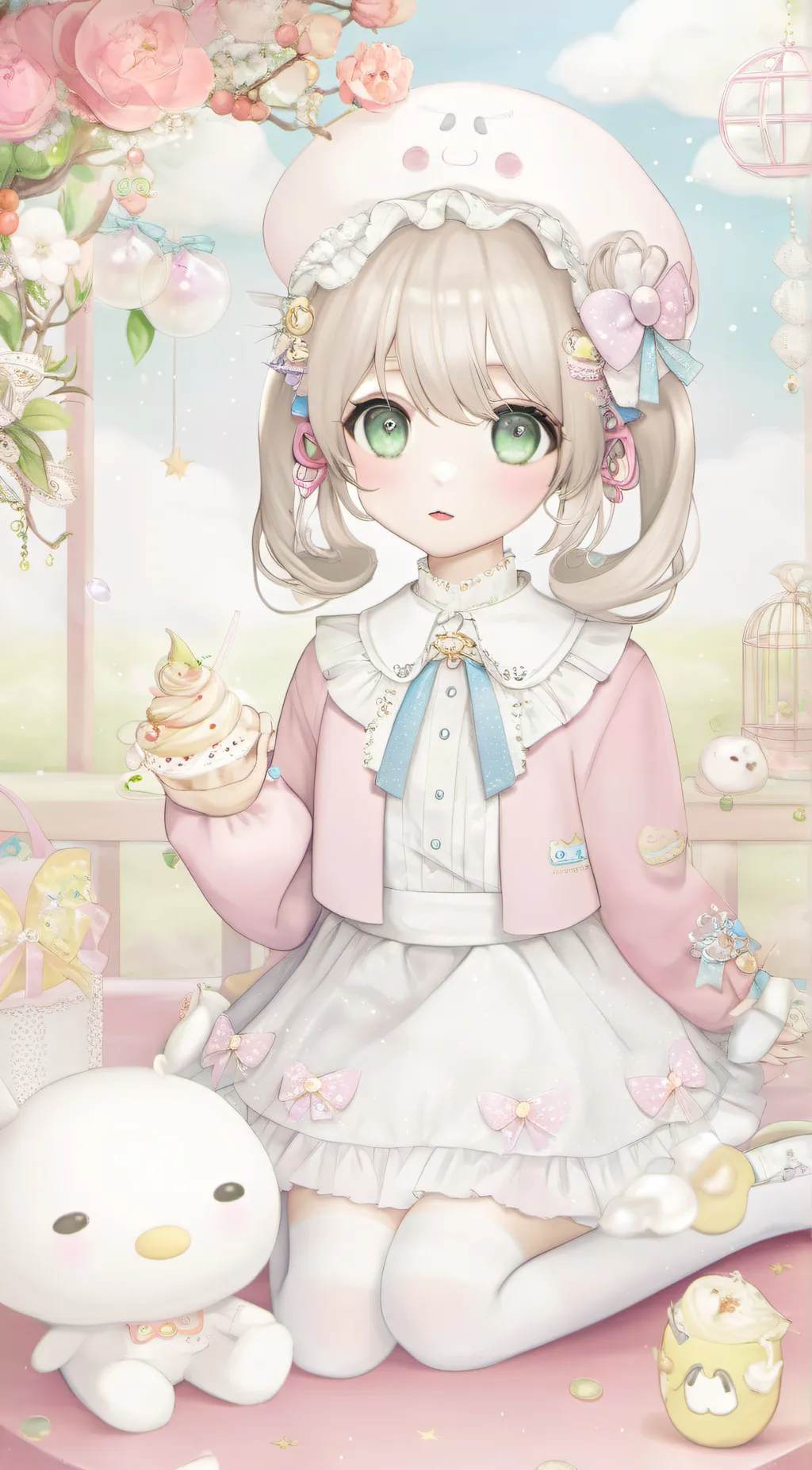 ai character: Macey background