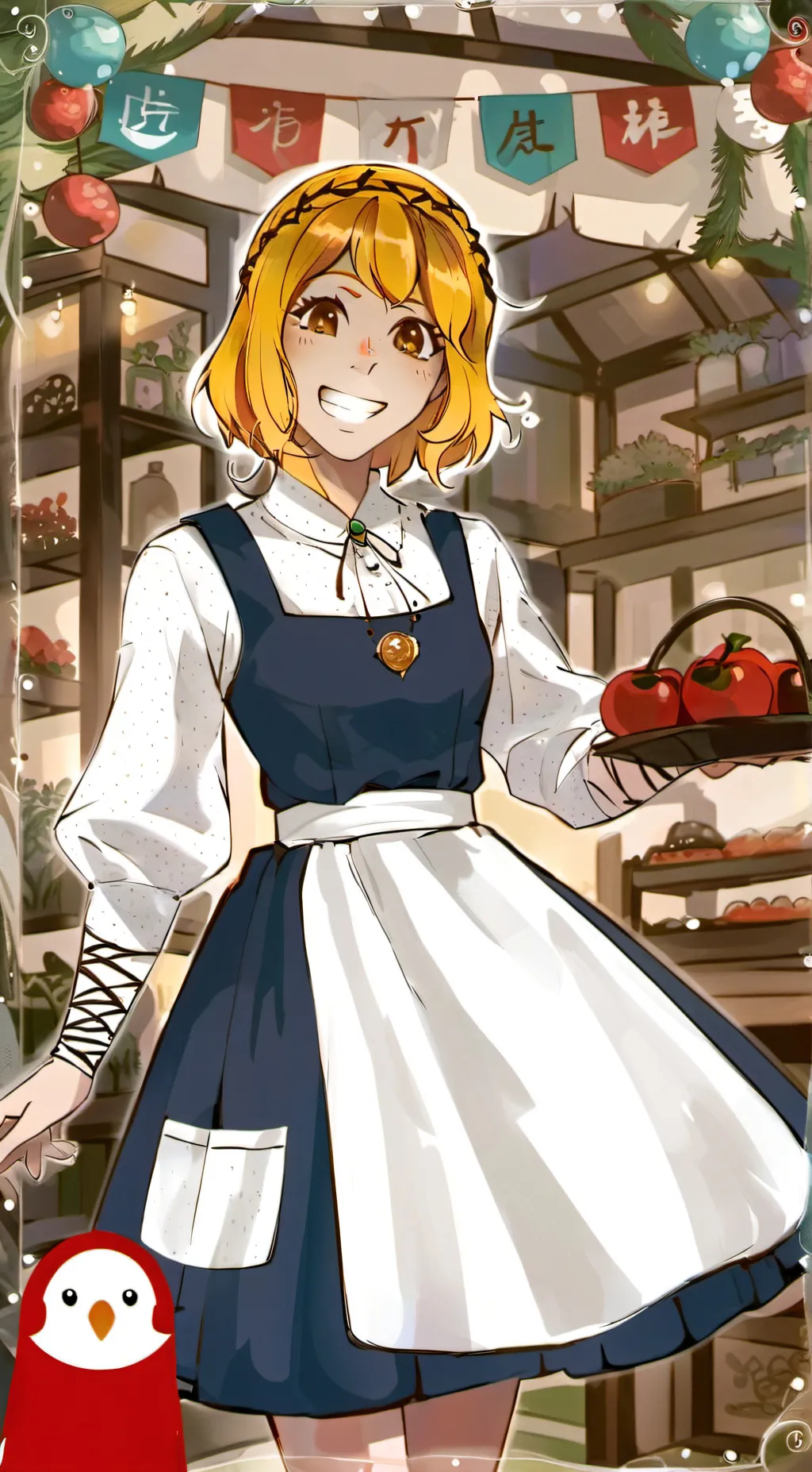 ai character: Miss Delight background