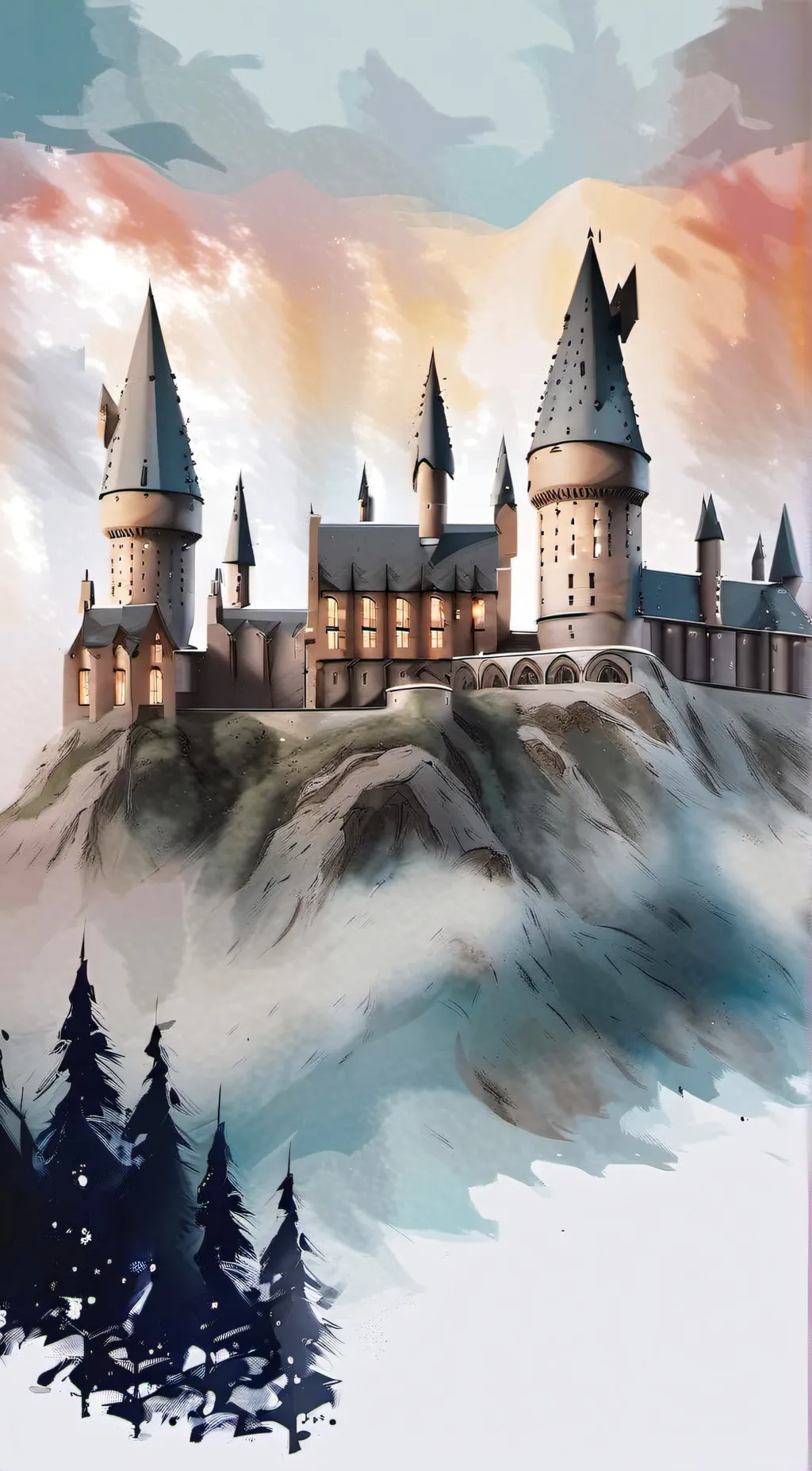 ai character: Hogwarts background