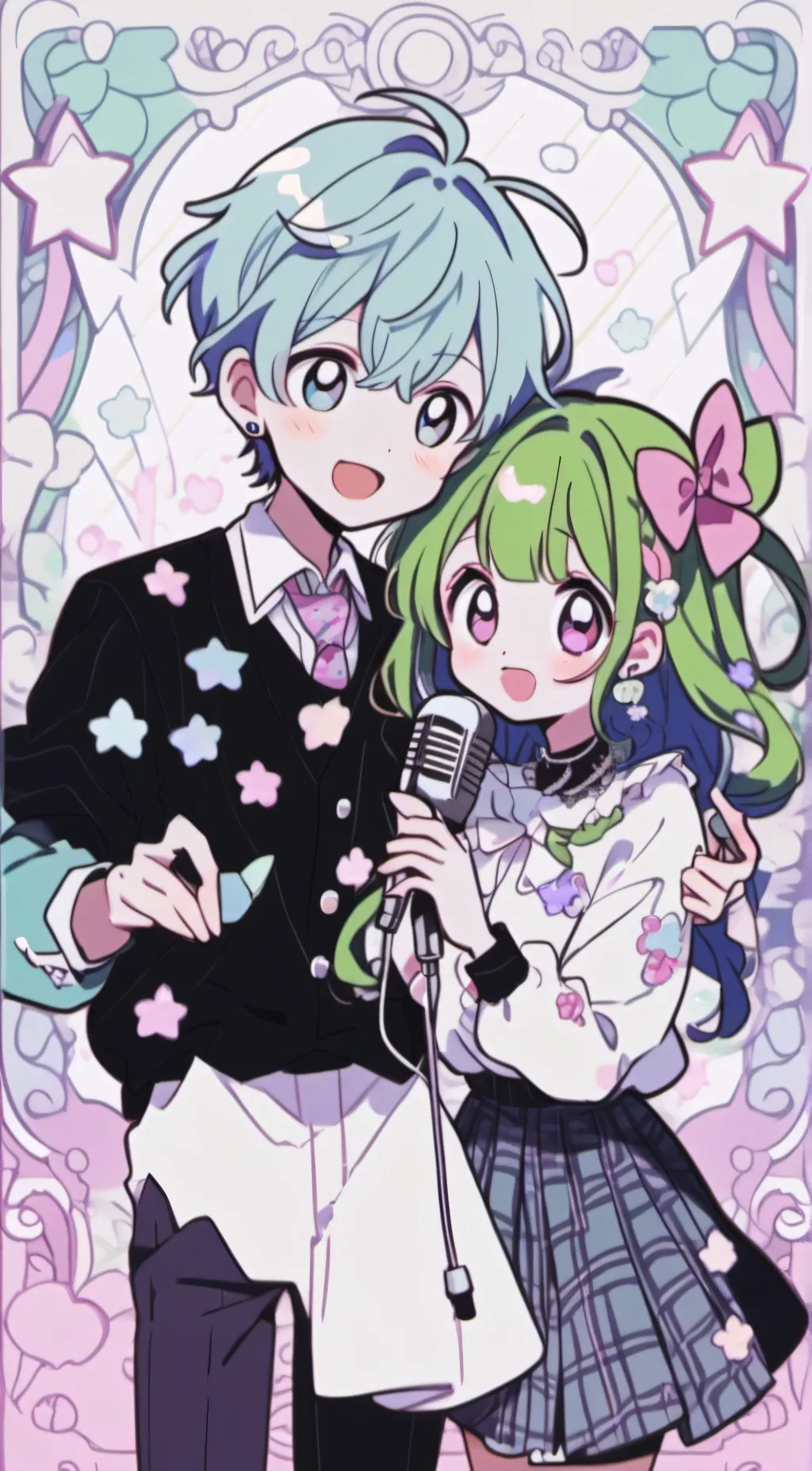 ai character: singers! background