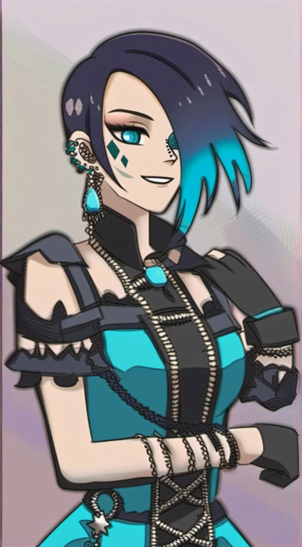 ai character: Tressa (Catalyst) background