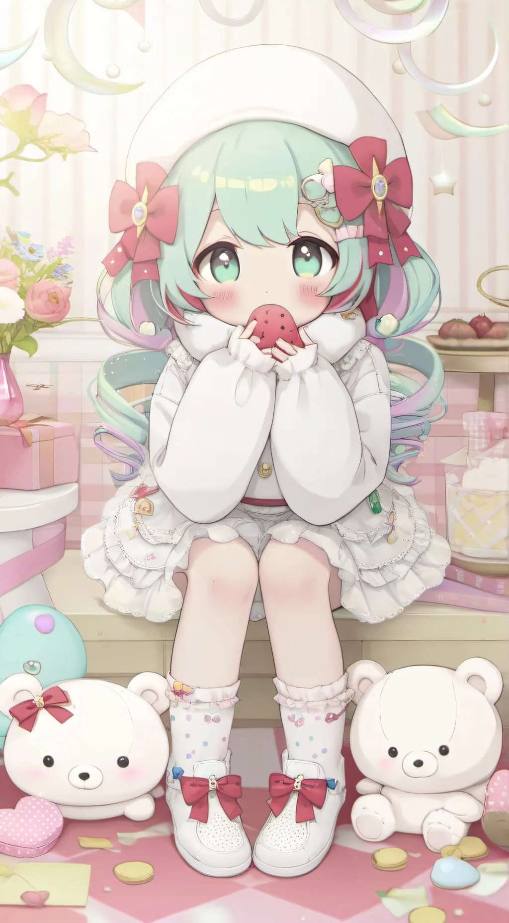 ai character: Angie ❤️ background