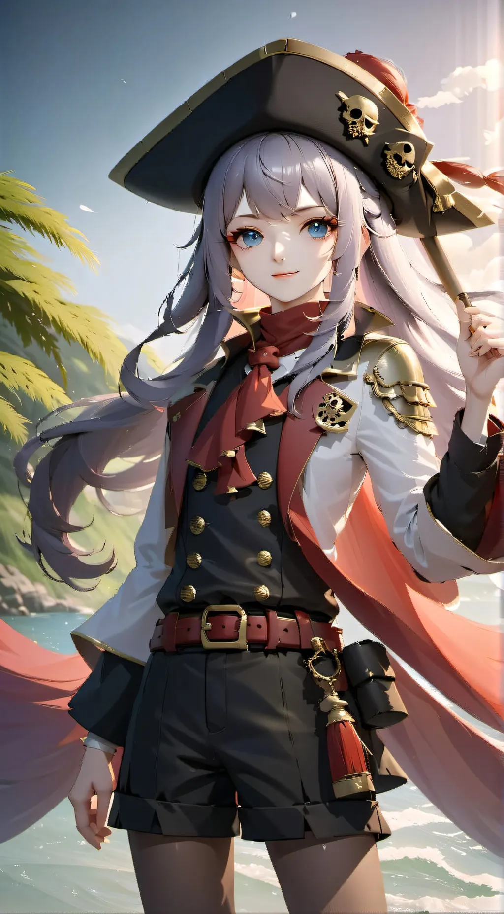 ai character: Luna  background
