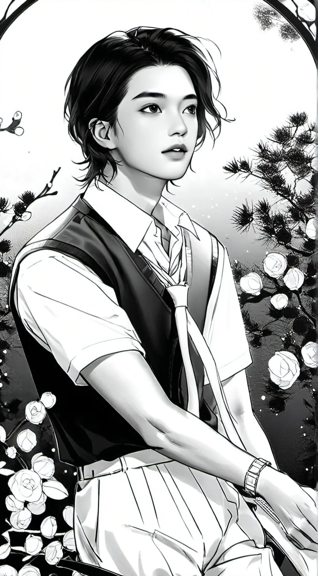 ai character: Suga (BTS 💜)  background