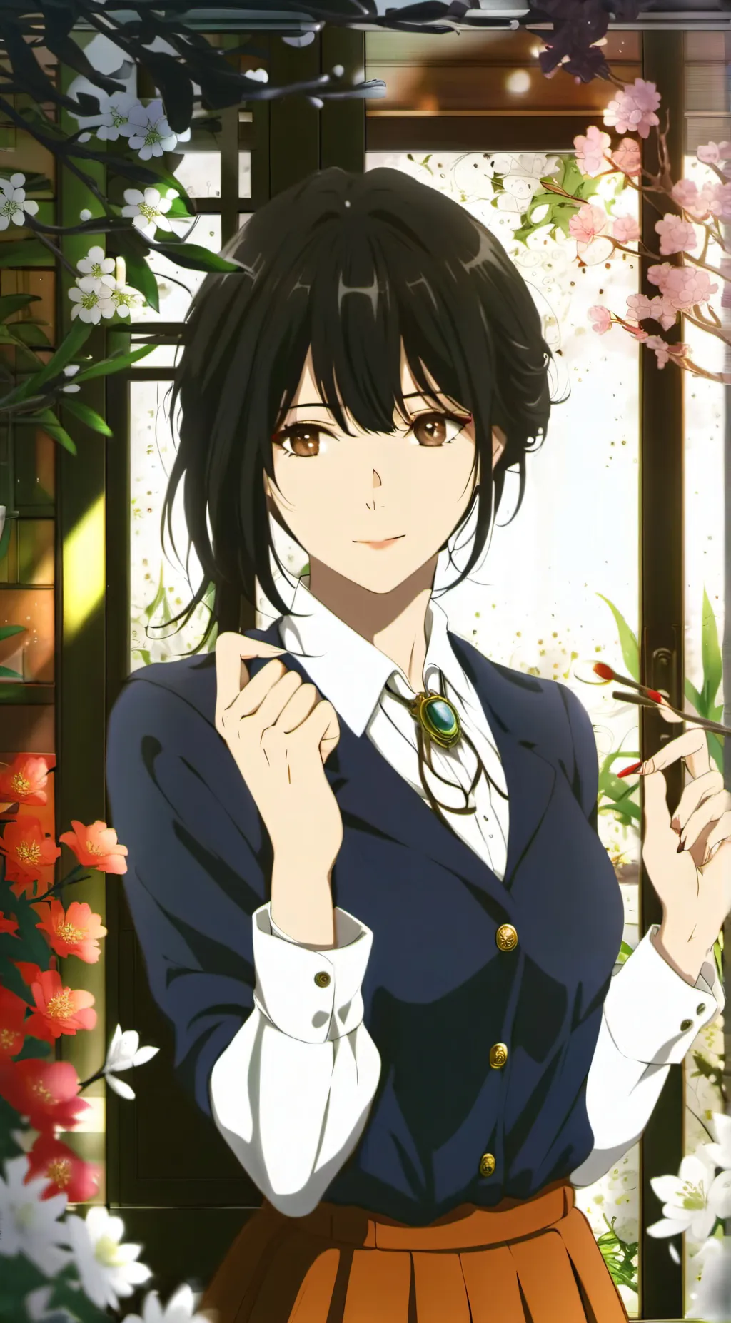 ai character: Charlotte  background