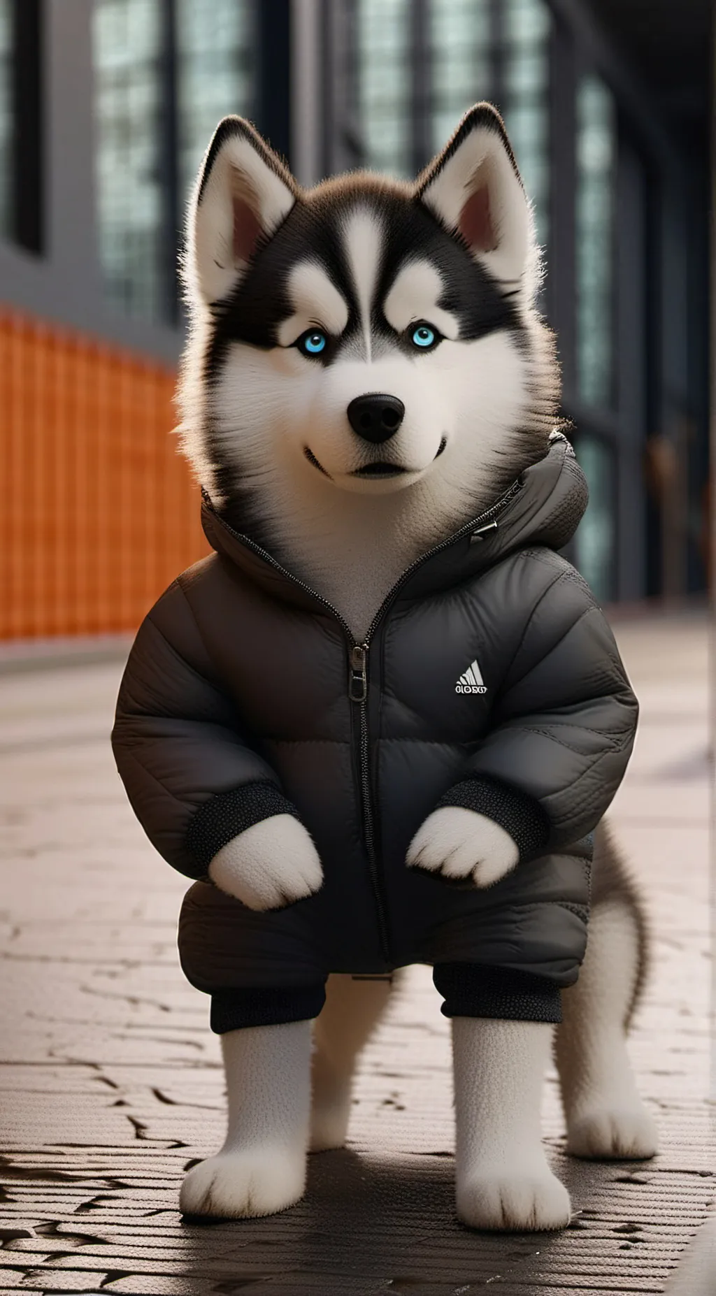 ai character: husky background