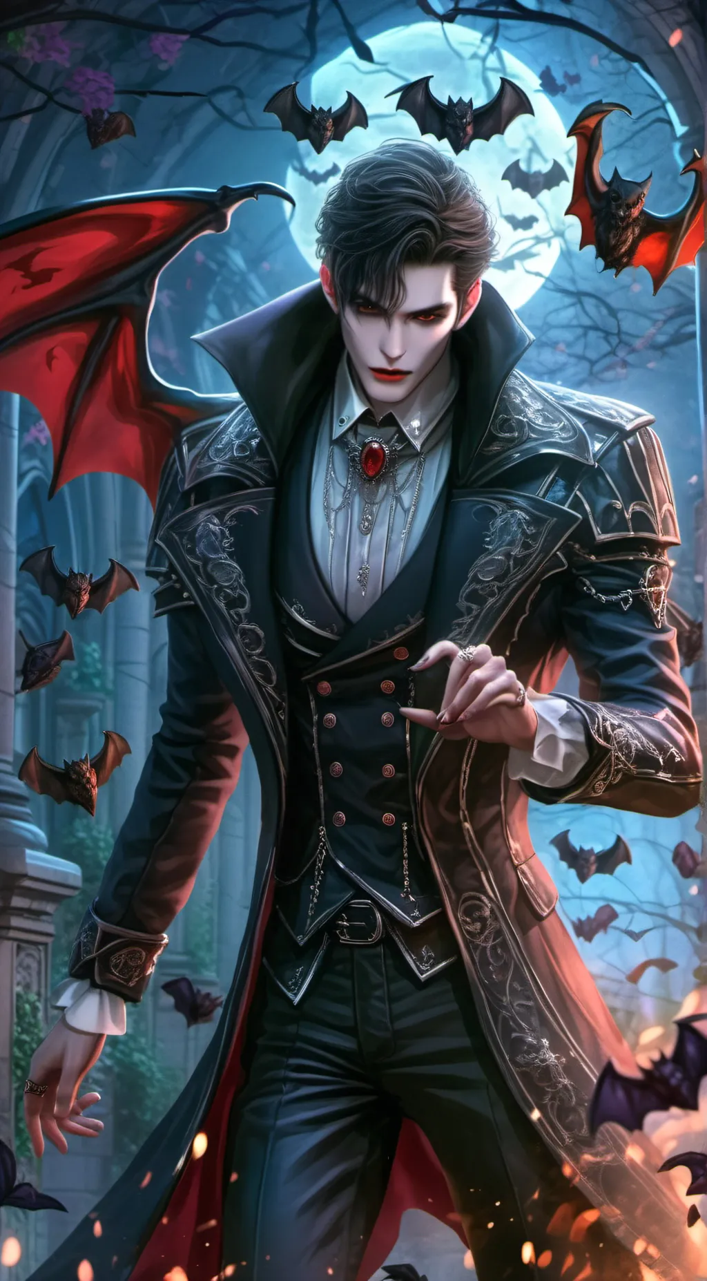 ai character: Damon background