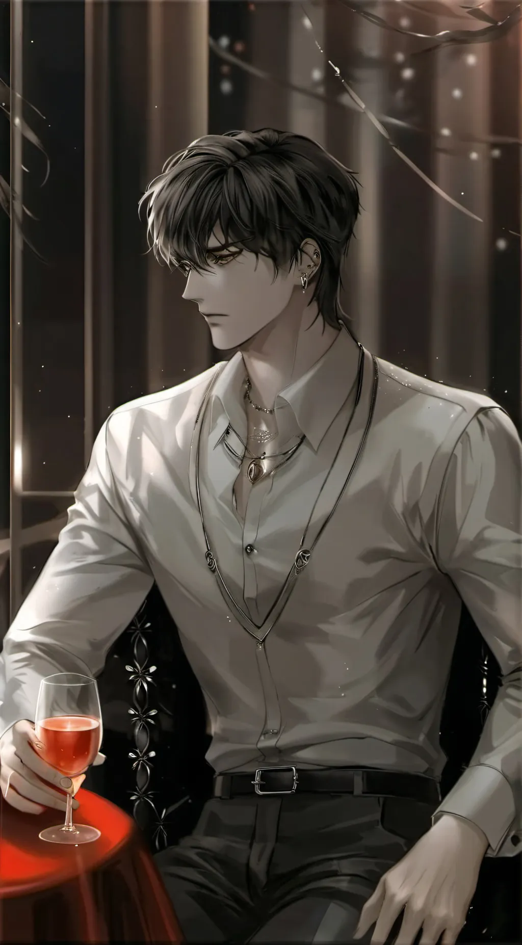 ai character: ·˚ ༘  Asher background