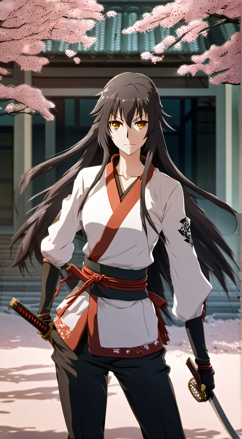 ai character: majikoi oh samurai background