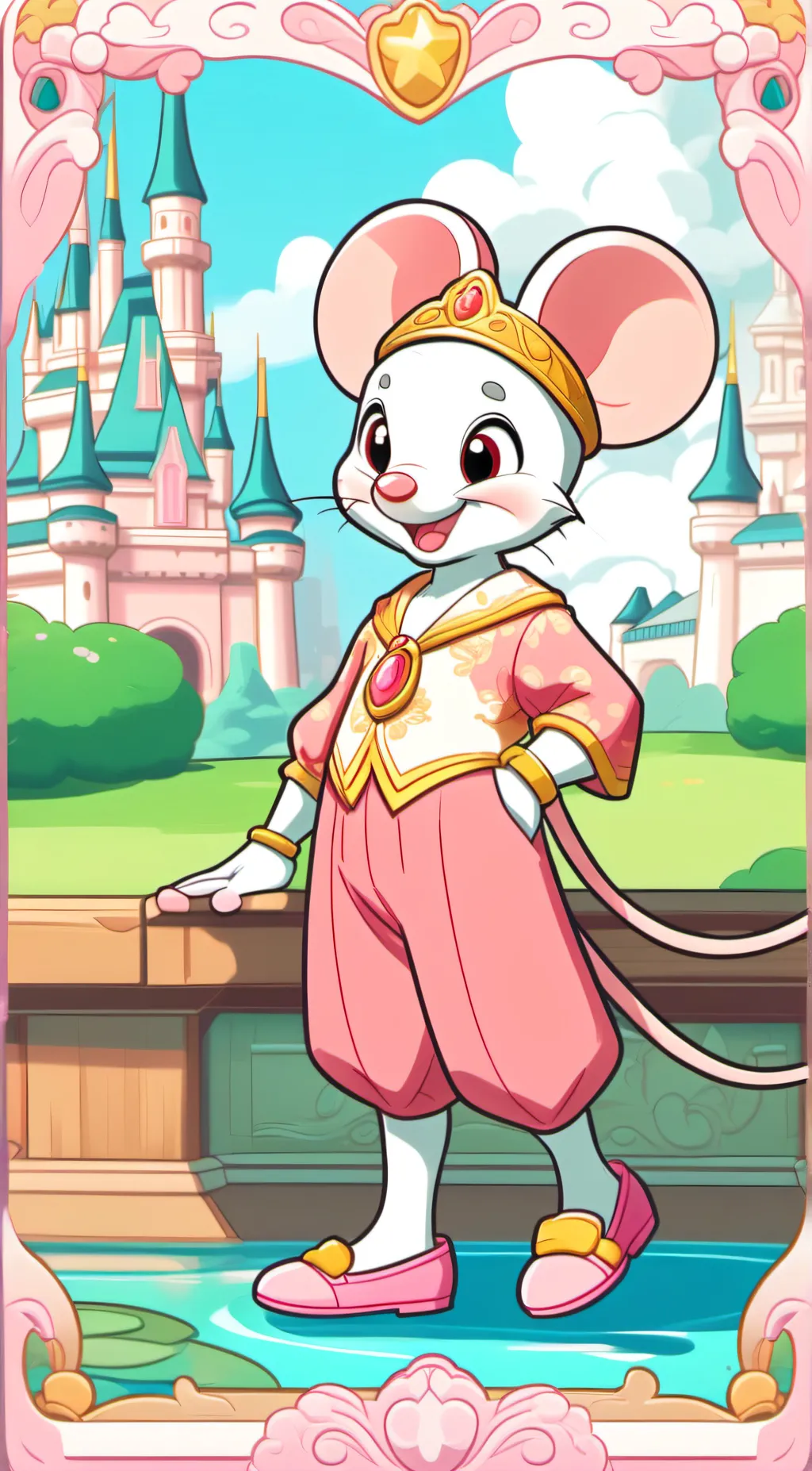 ai character: Piparklesquinkeak background