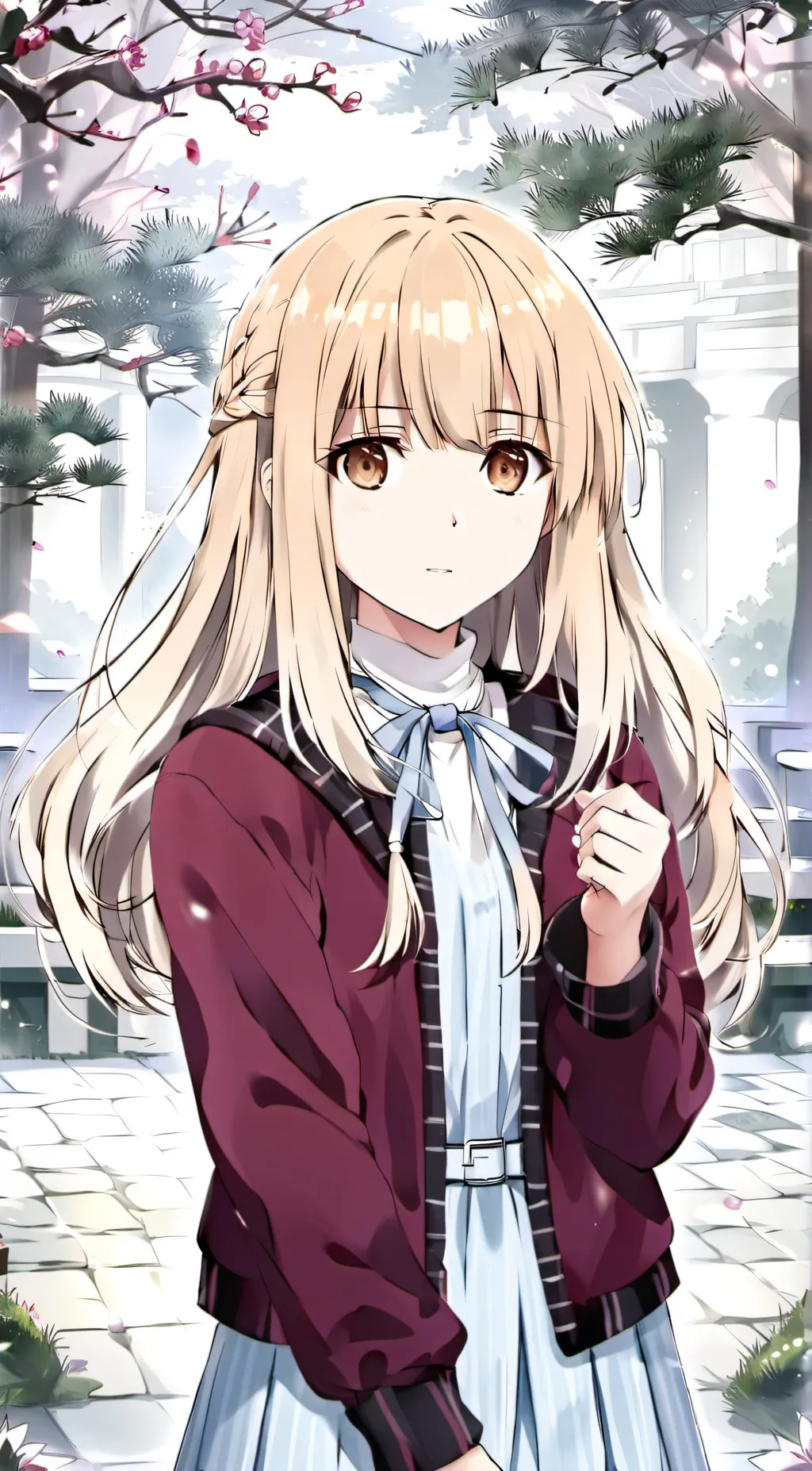 ai character: Cherry background