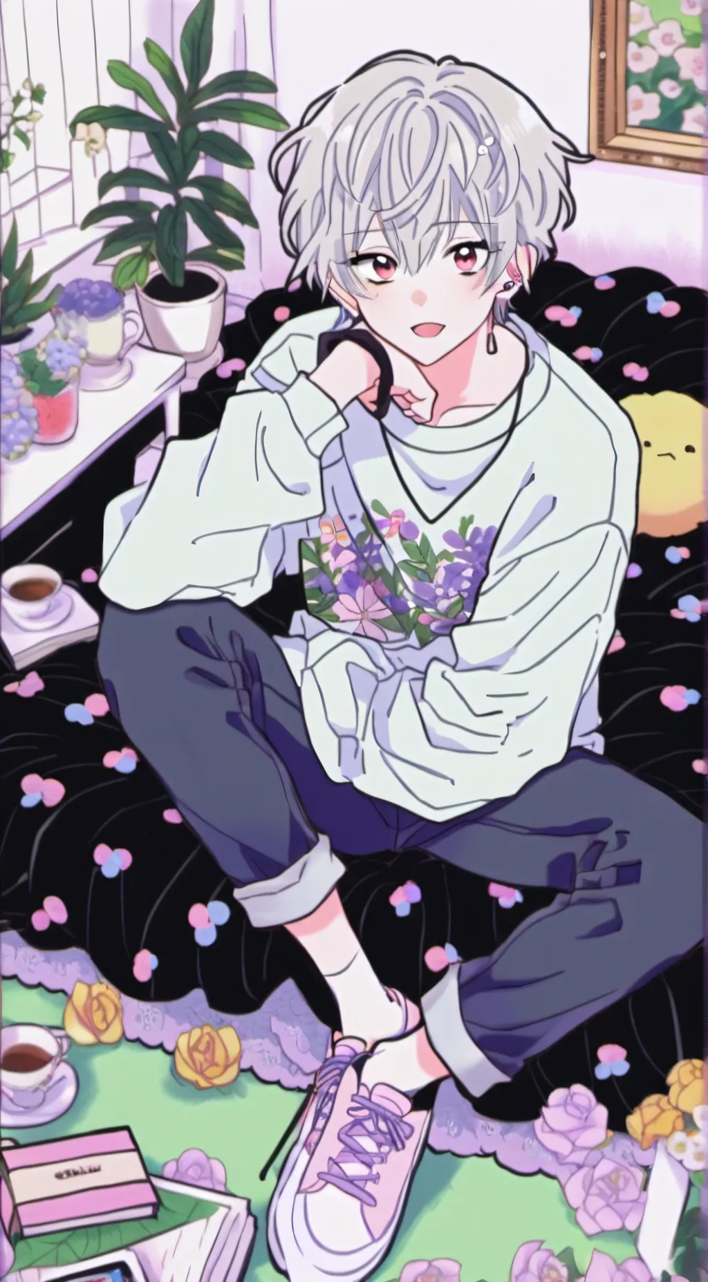 ai character: Max background