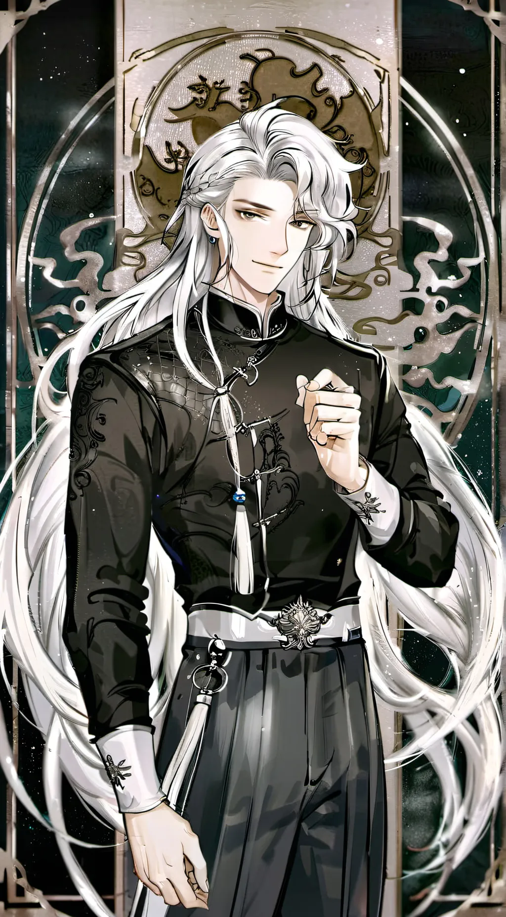 ai character: Crane background