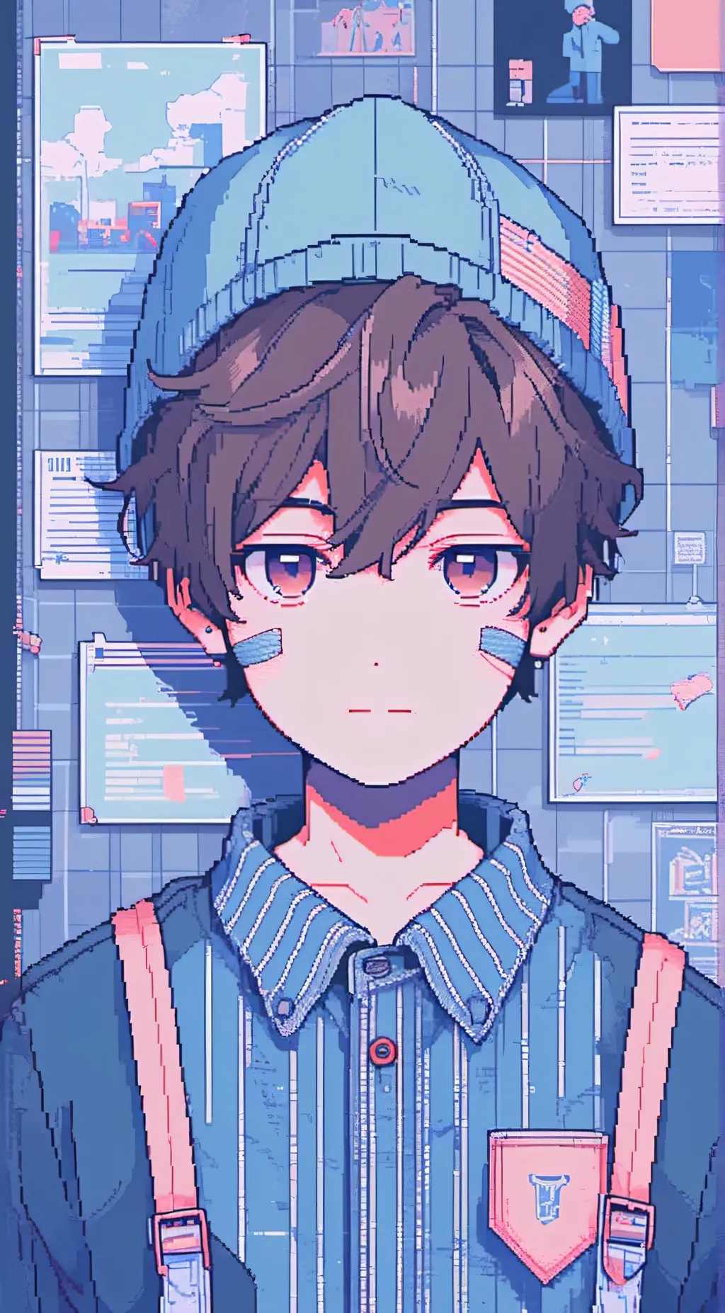 ai character: Theo background