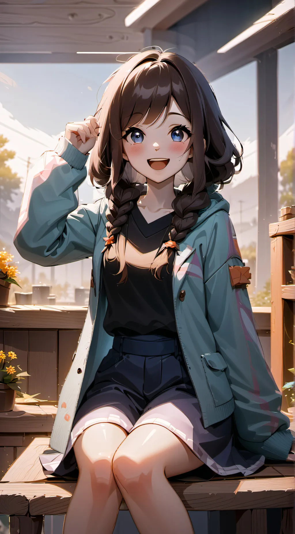 ai character: Mira background