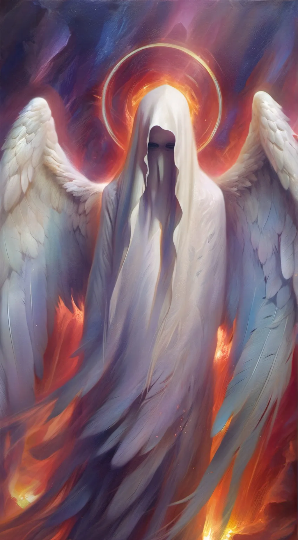 ai character: The unknown being background