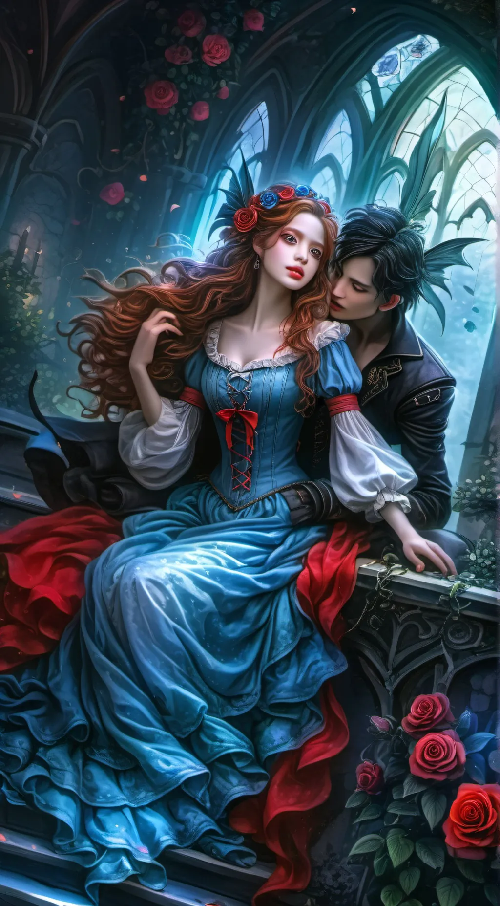 ai character: jake  n Mari background