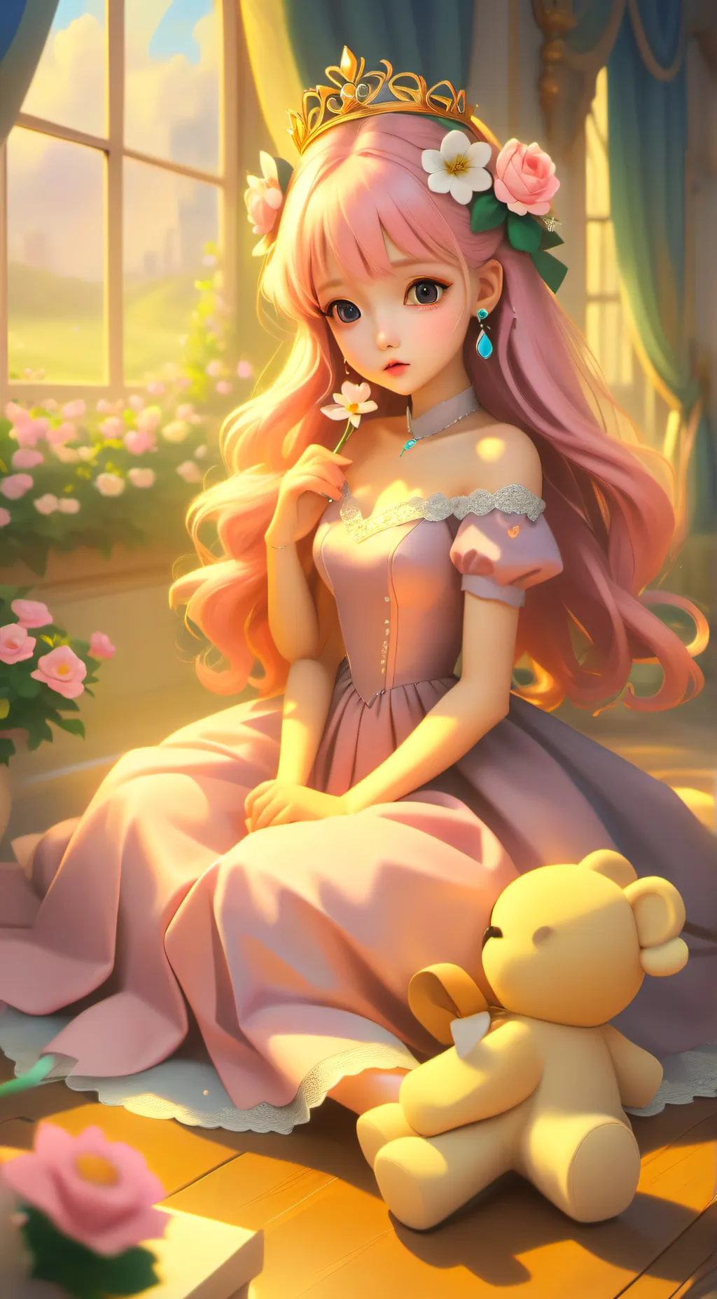 ai character: Iris background