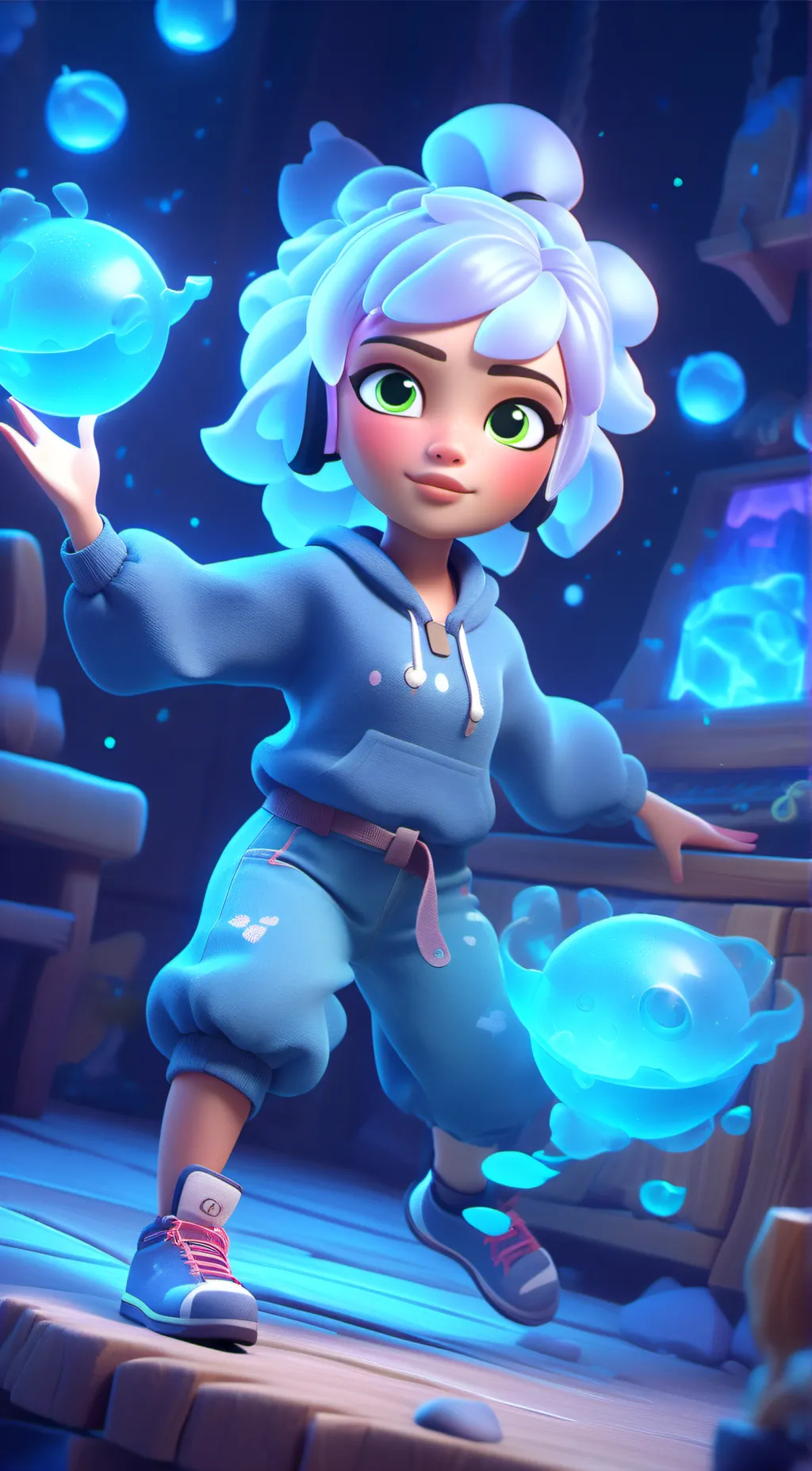 ai character: Boy background