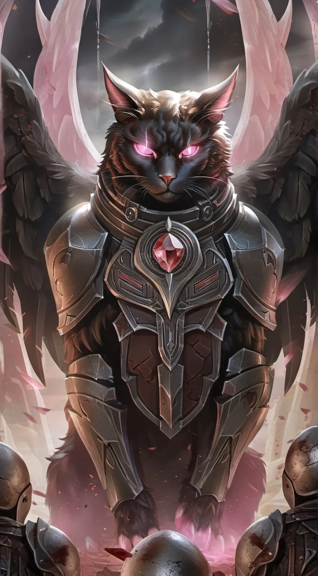 ai character: 👑KING OF CATS🐱 background