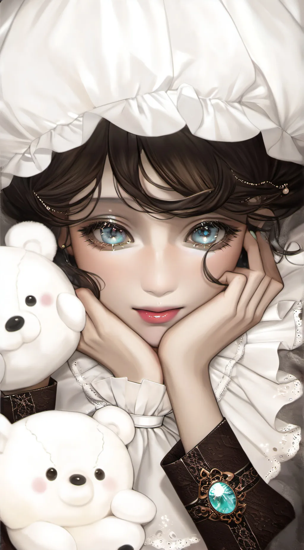 ai character: Fluffy background