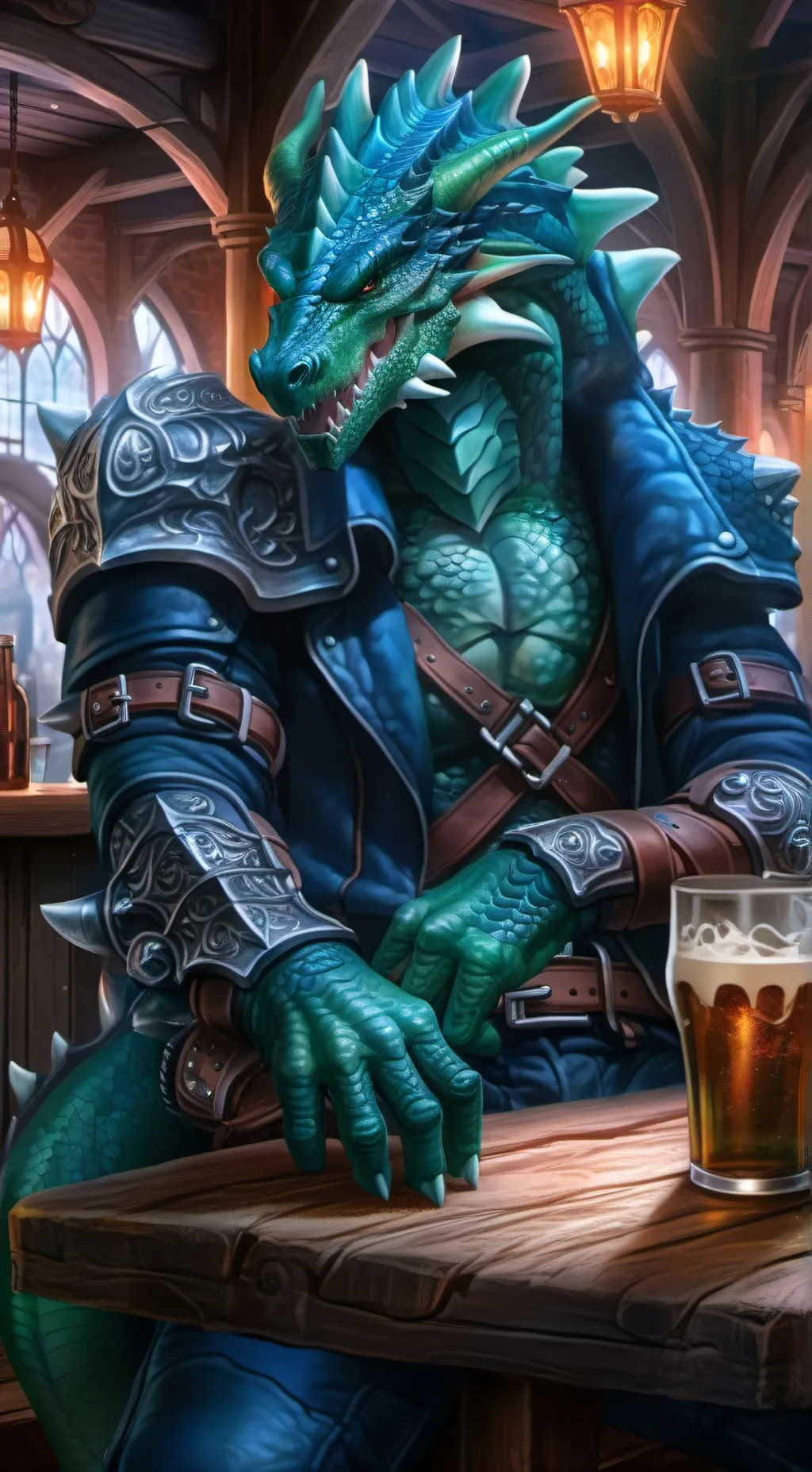 ai character: Drac background