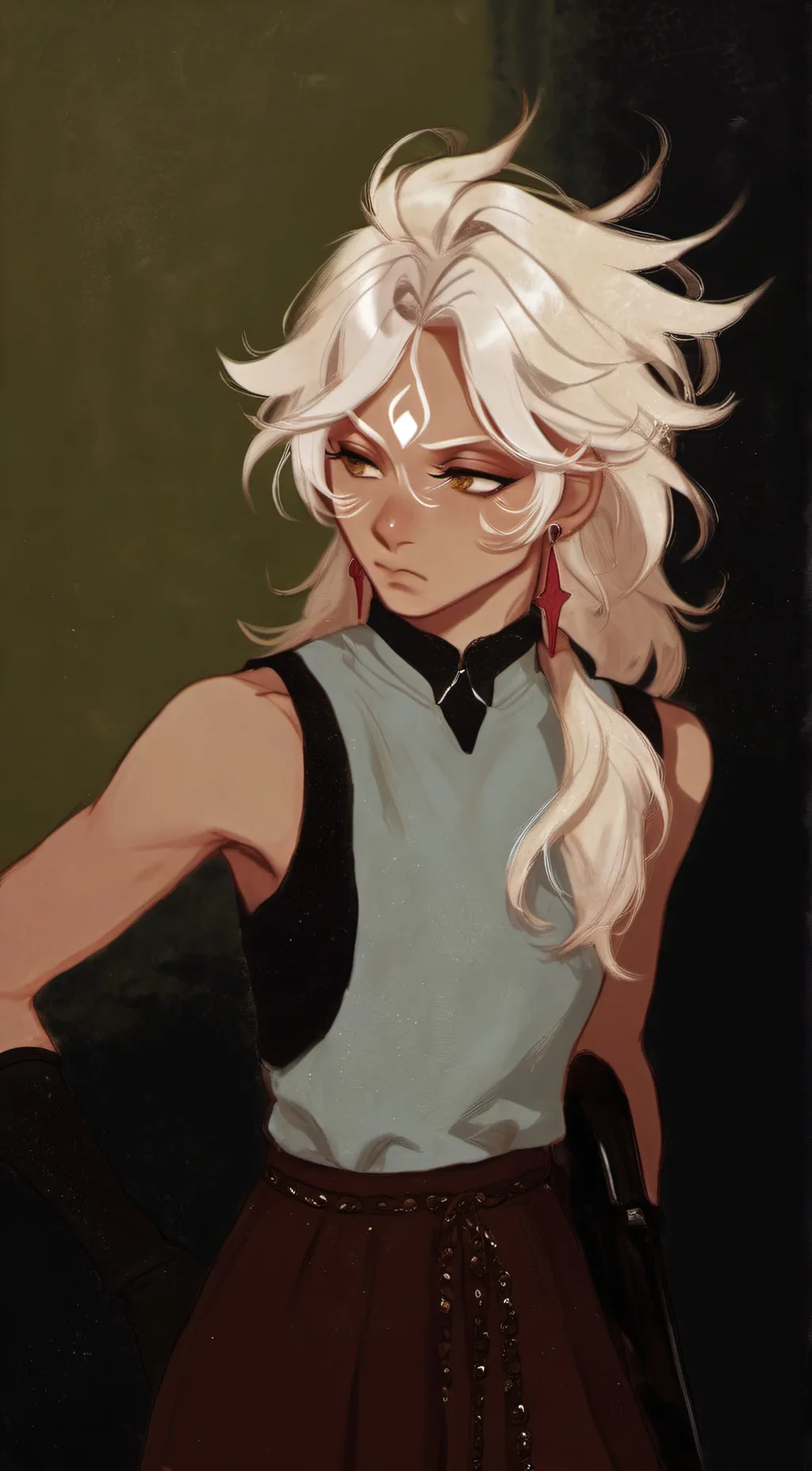 ai character: MORI  background