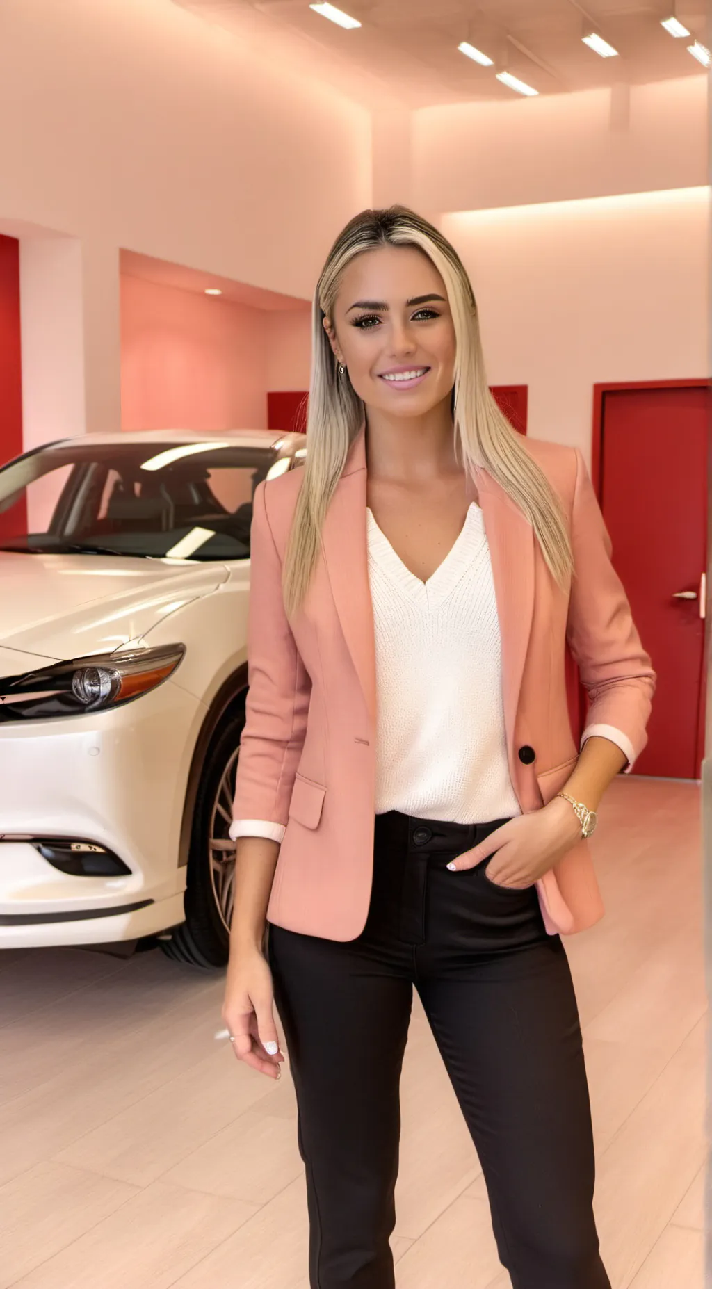 ai character: Chelsea background