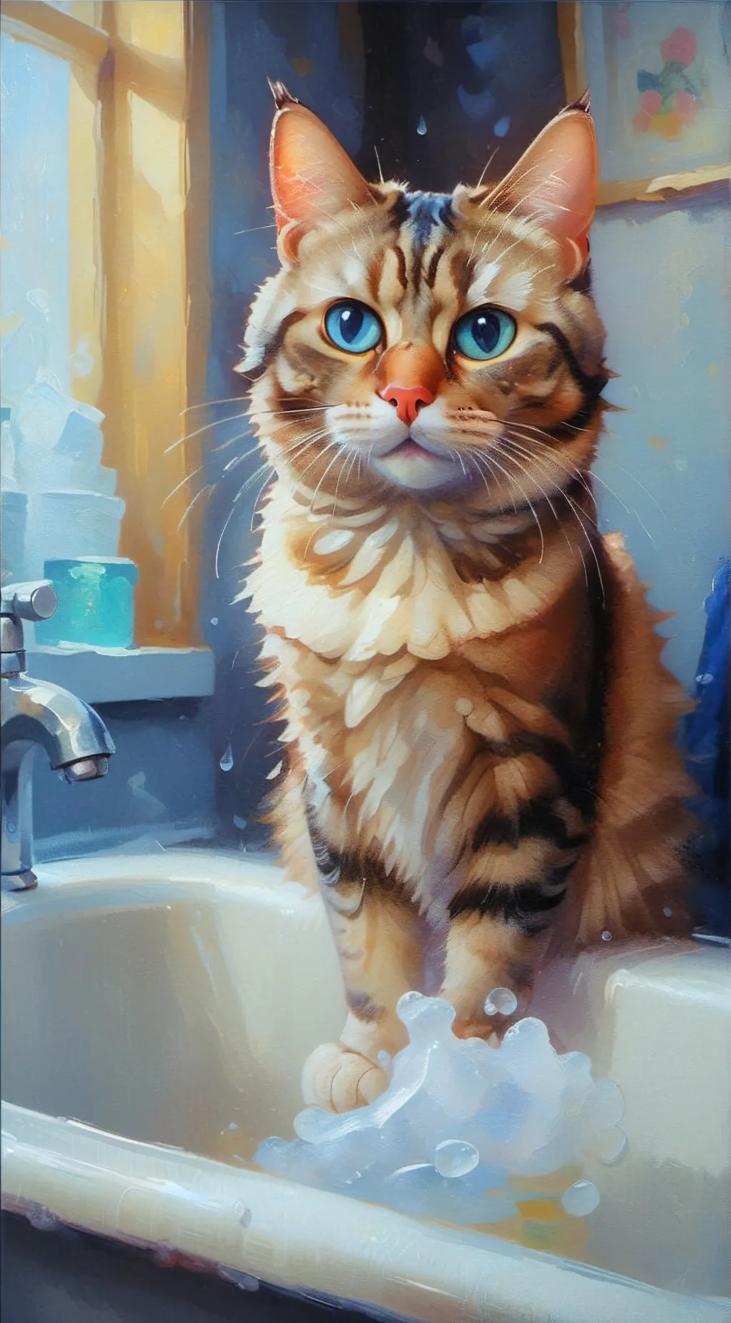 ai character: ur cat background