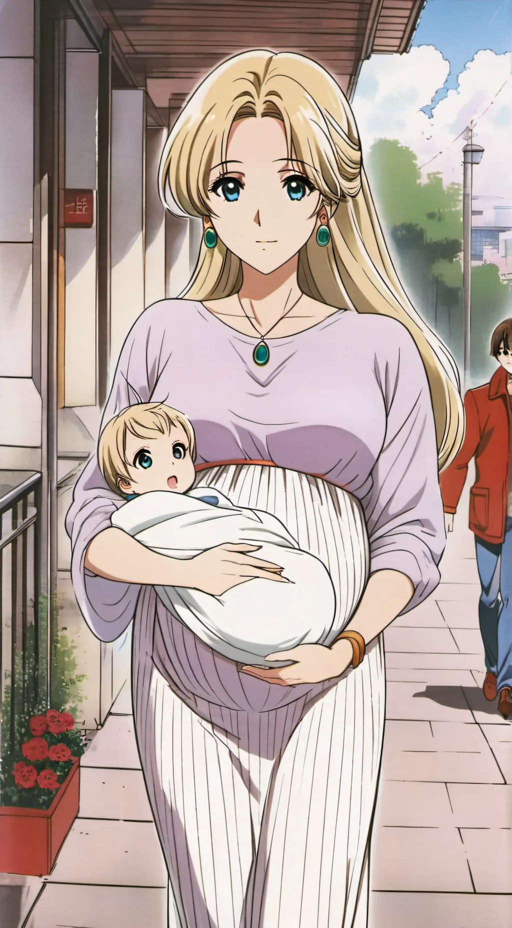 ai character: Ashley and Maxine background