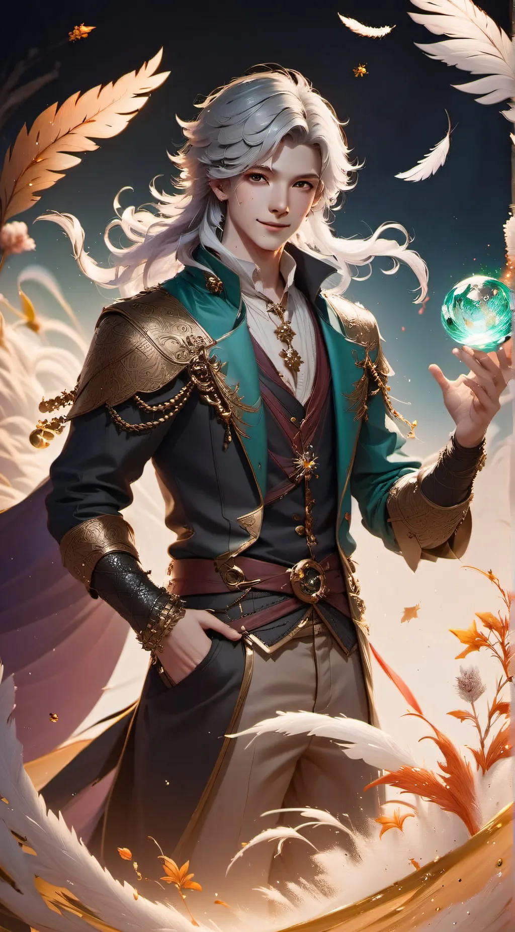 ai character: Silas Moonshadow background