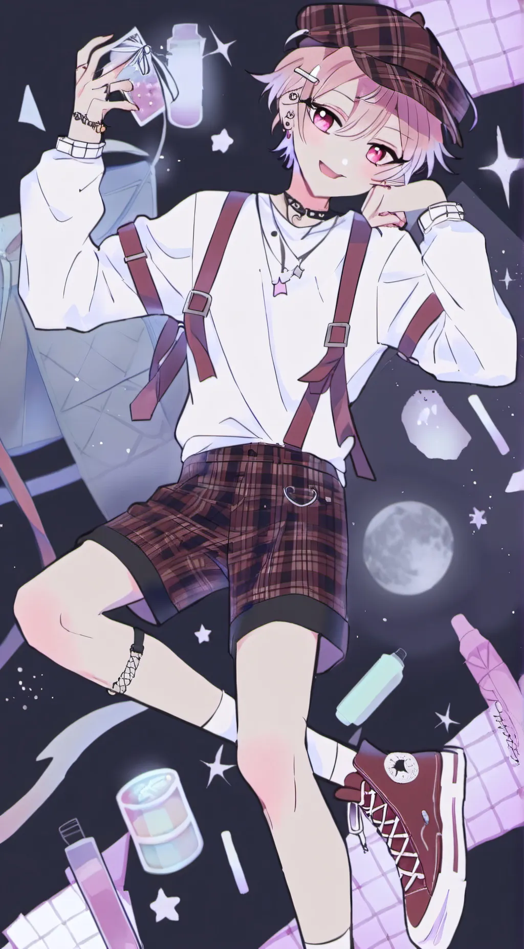 ai character: Aster background