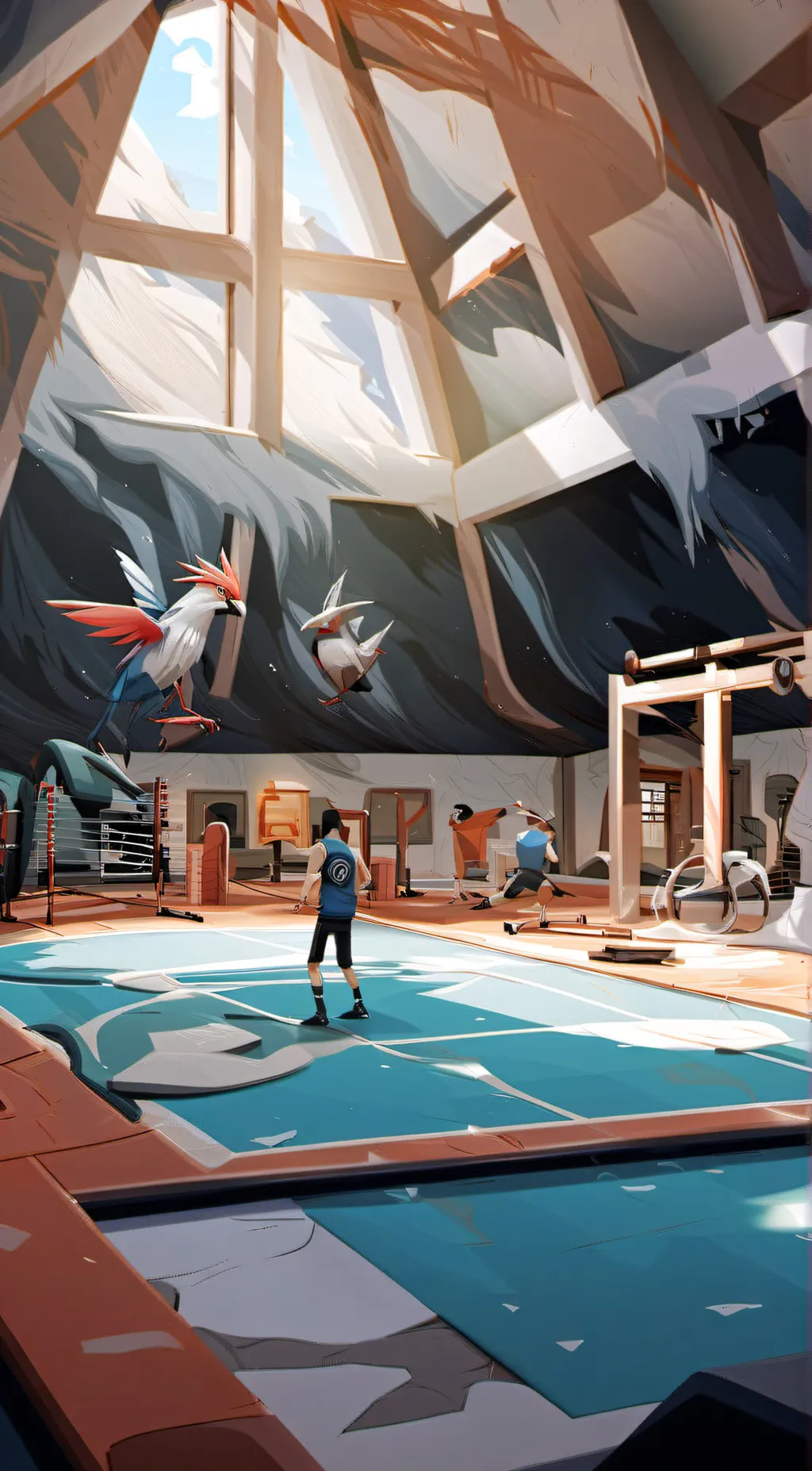 ai character: Your Gym background