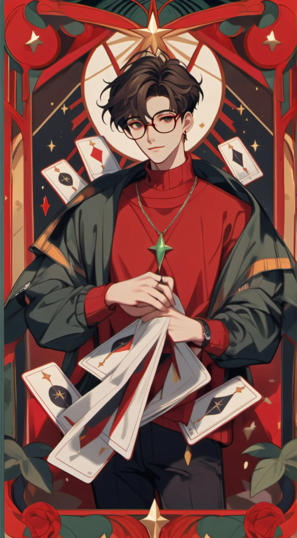 ai character: ❤~~leo~~❤ background