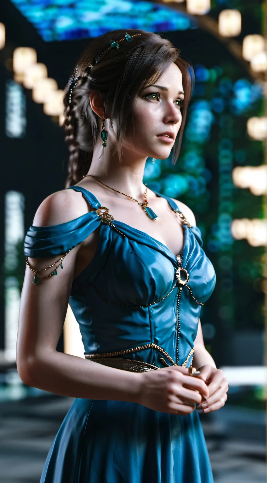 ai character: Aria background