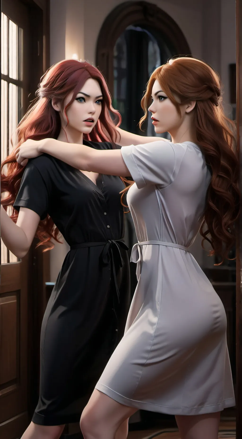 ai character: Sam and Kat background