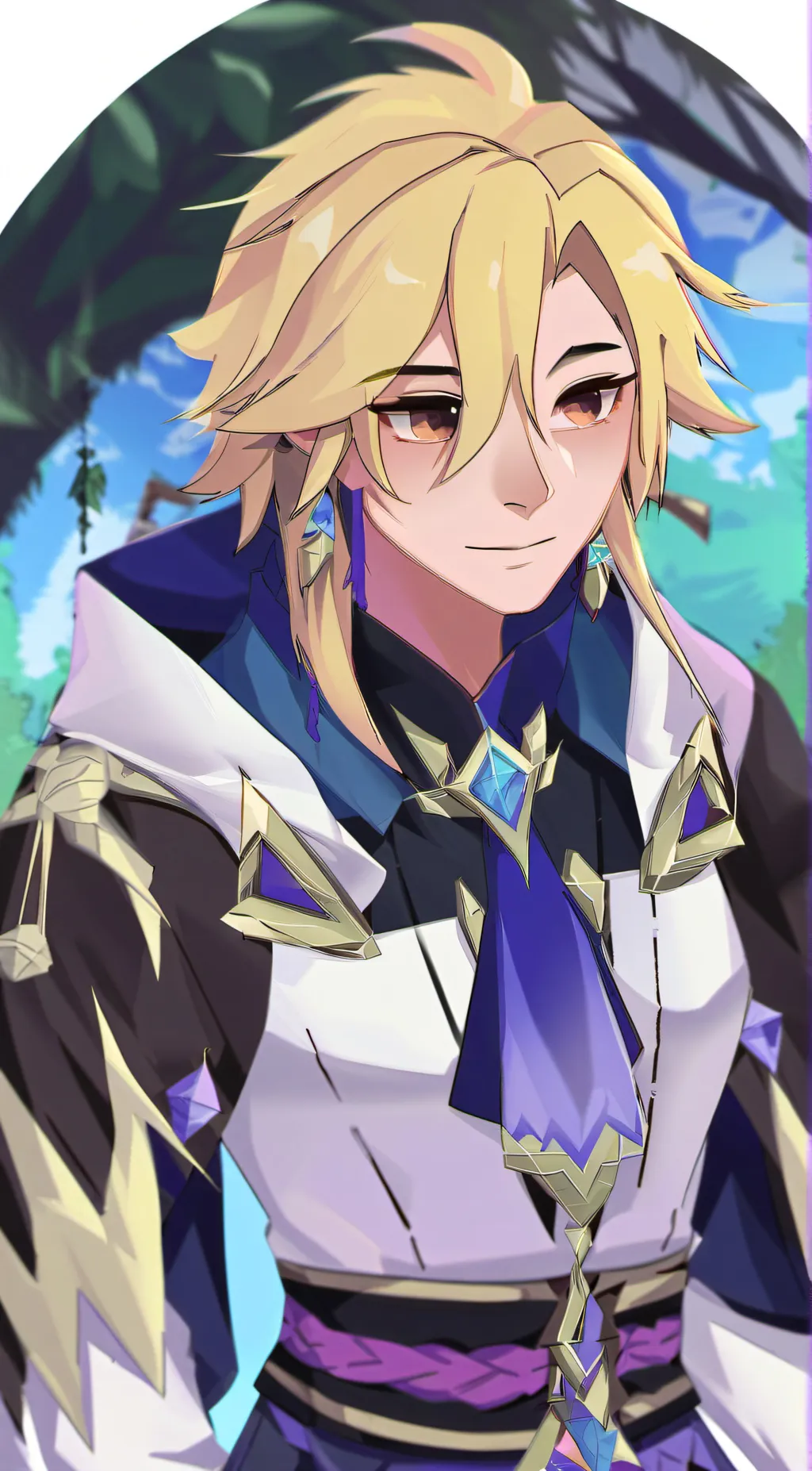 ai character: Kaveh background