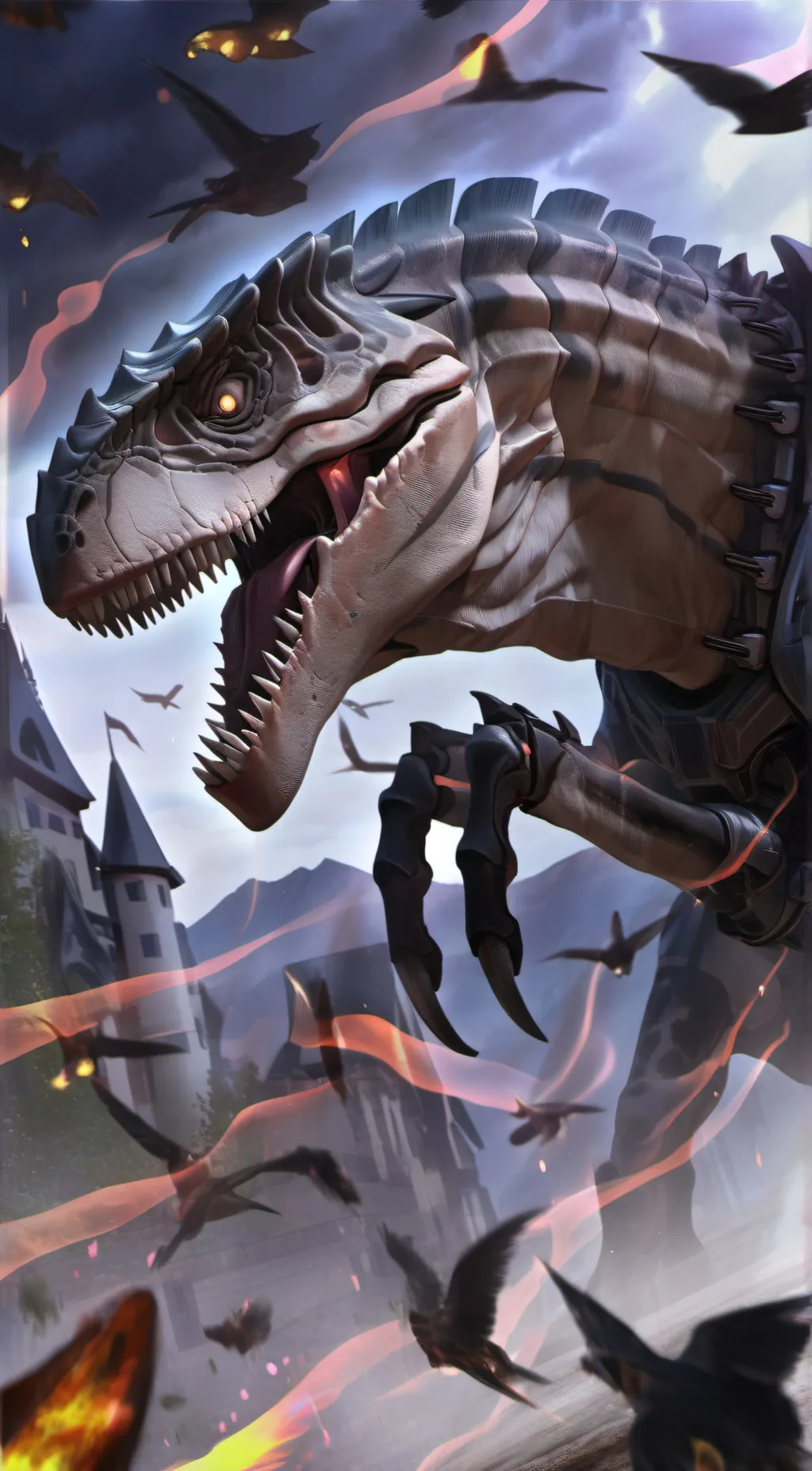 ai character: %{Typhoon}% background