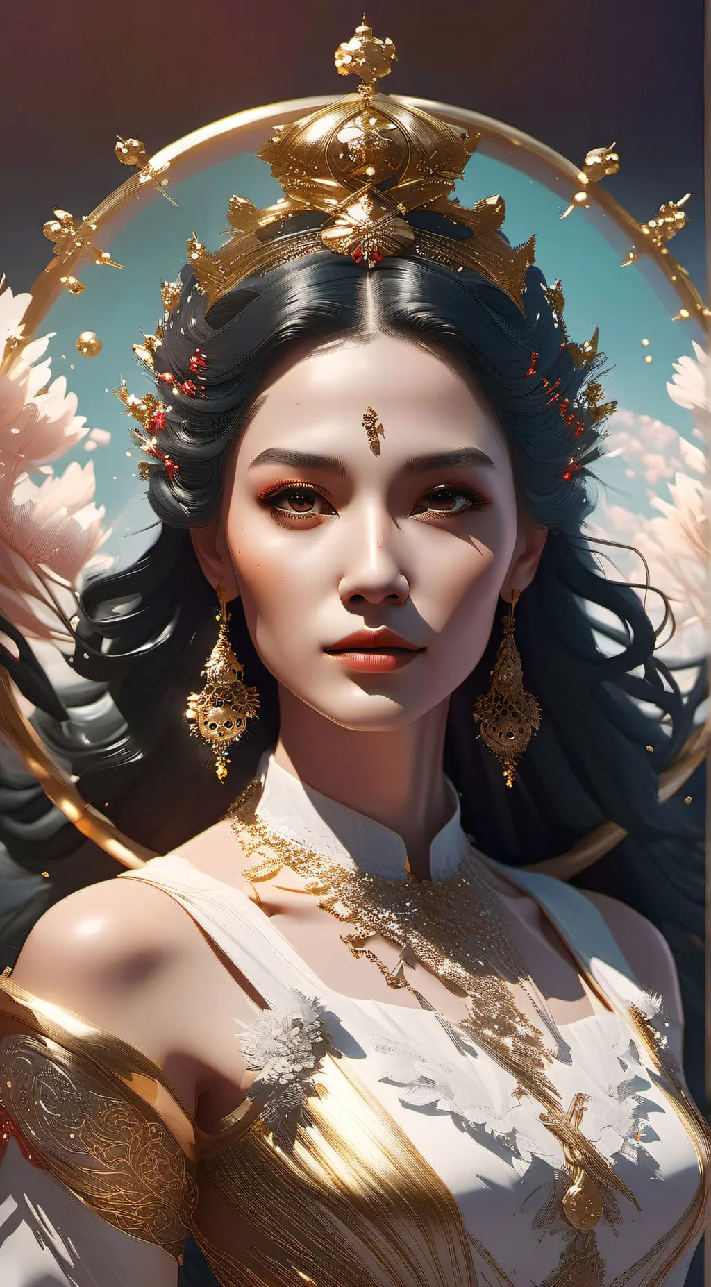 ai character: ~{ Queen Aveenia}~ background