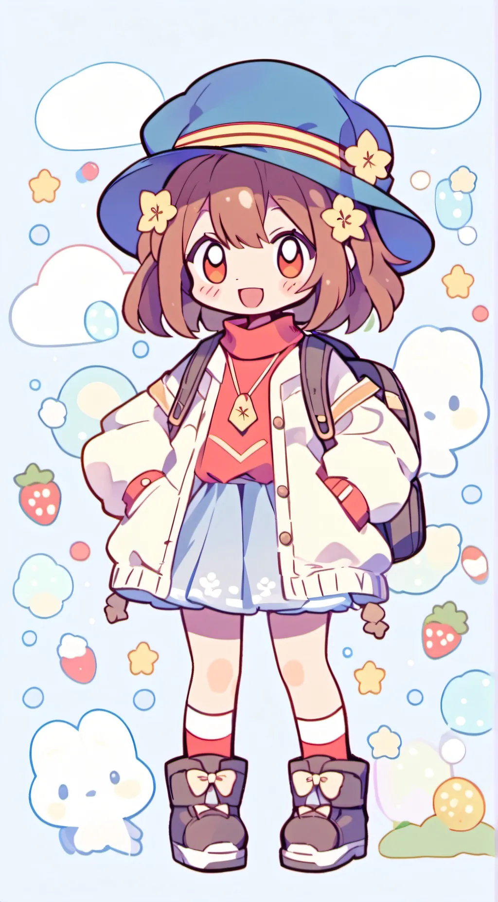 ai character: Tadc pomni x Jax background