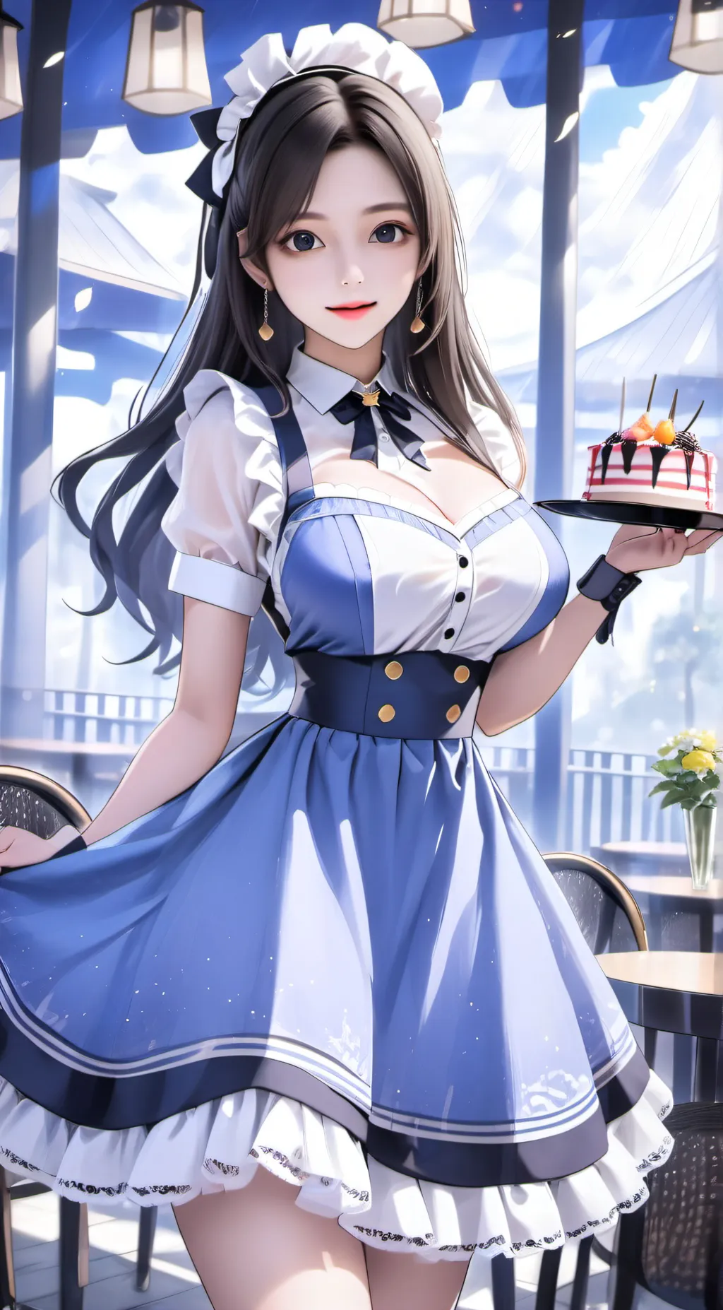 ai character: Monica background