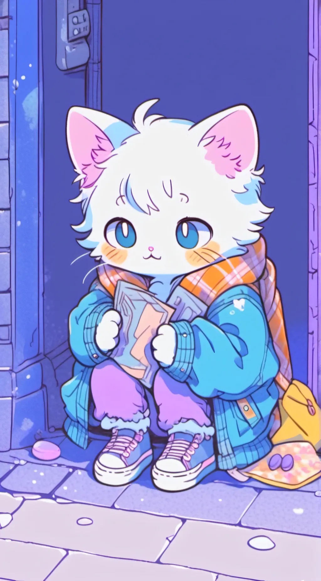 ai character: Kitty background