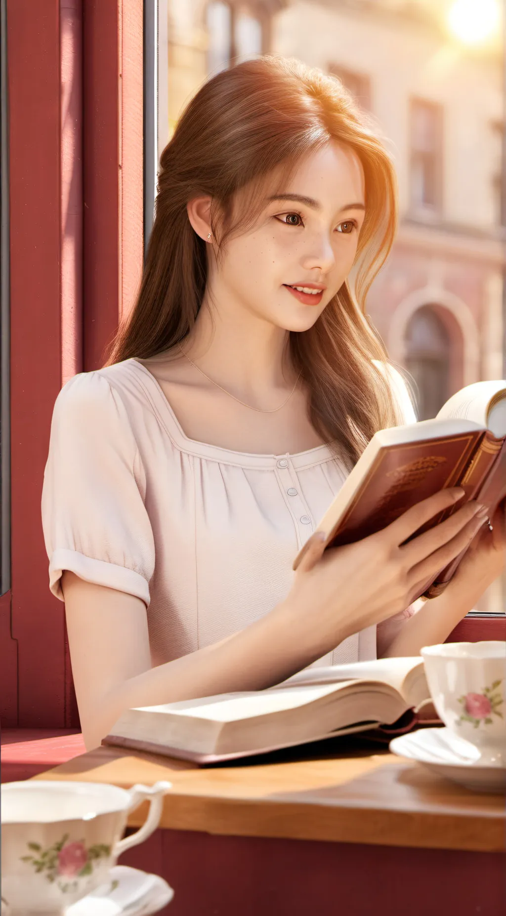 ai character: Jackie  background