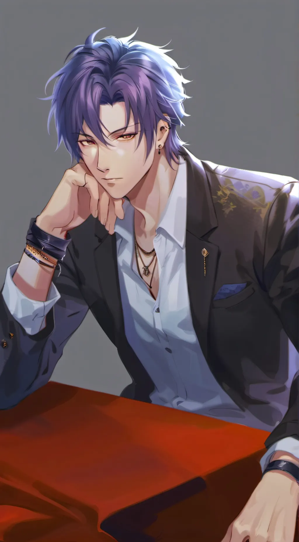 ai character: Musaki Daiki background