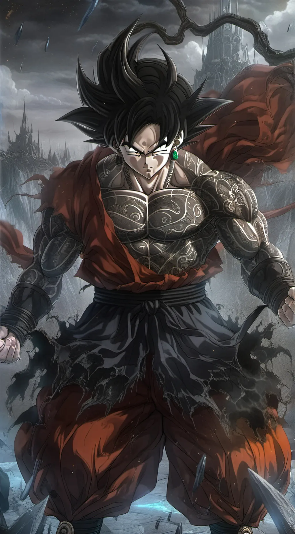 ai character: God goku background